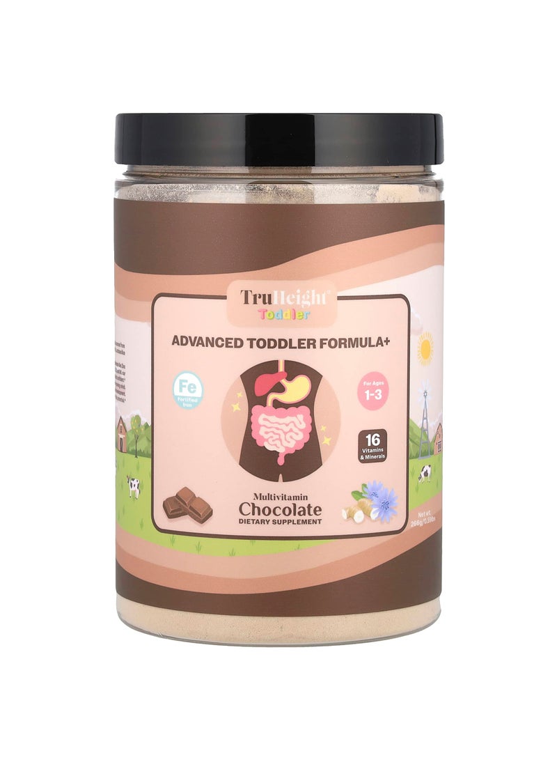 Toddler, Advanced Toddler Formula+, For Ages 1-3, Chocolate, 0.59 lbs (266 g)